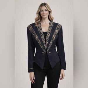 Jackie K 100% Wool Vintage Blazer